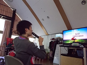 デイサービス活動-リクエスト活動（カラオケ）