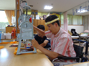 デイサービス活動-かき氷